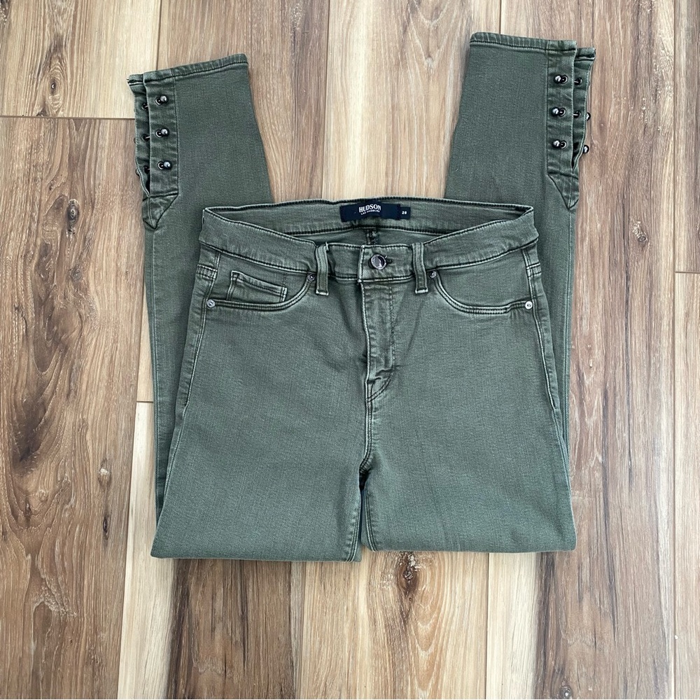 Hudson Jeans Women's Skinny in Sage - Picture 4 of 10